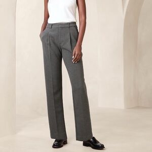 NWT Banana Republic Dark Grey Suit Pant sz16